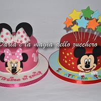 Mickey Mouse  baptism cake
