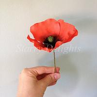 Poppy flower tutorial