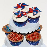 Pinwheels and Pies for the 4th of July! 