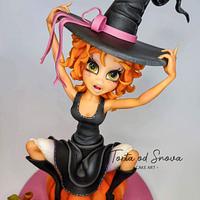 Halloween Witch cake topper