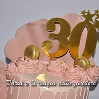 Drip cake 30th