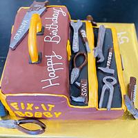 Tool Box Birthday cake
