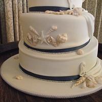 Shell Theme Wedding Cake