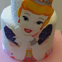 Painted Princess cake