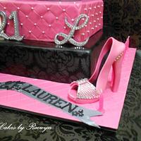 Princess Bling Cake for Lauren