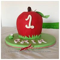 3D Apple cake