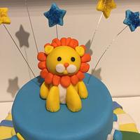 Lion baby cake