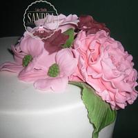 One simple wedding cake