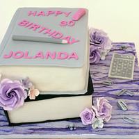 Accountant Birthday Cake 