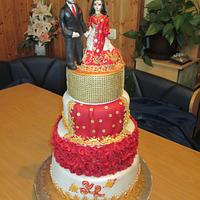 Bollywood Wedding cake