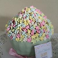 Giant cupcake flowers