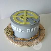 Call of Duty birthday cake