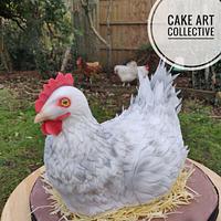 Sculpted Chicken Cake