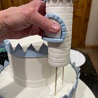 Castle Cake With Frozen Figures