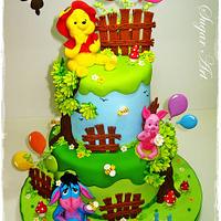 Cake Winnie the Pooh and friends