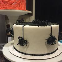 Royal Icing Spider Cake