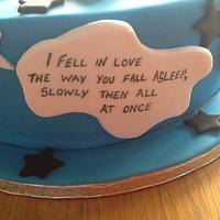 Fault in our stars cake