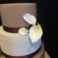 Wedding cake, Lilly's and lace