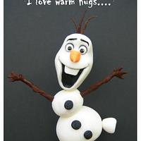 Olaf - "I love warm hugs...."
