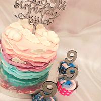 "On the clouds cake & cupcakes"