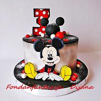 Mickey Mouse themed cake 