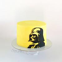 Dark Vader Buttercream Cake