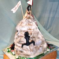 Matterhorn mountain cake