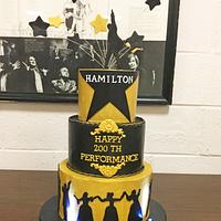 Hamilton's 200th Performance Cake!