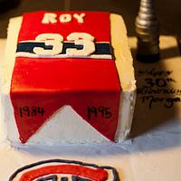 Montreal Canadiens Theme Cake
