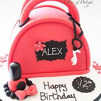 Red Handbag Cake