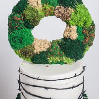 Moss Wreath Cake
