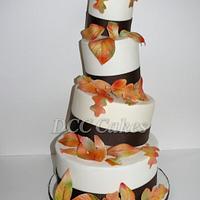 Autumn Wedding Cake
