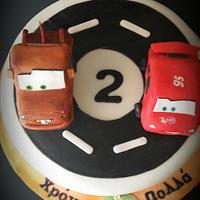 Mcqueen and Mate Cake 
