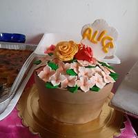 flower pot cake