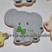 safari animals cookies