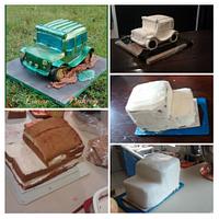 Jeep in the mud Cake