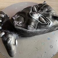 Black panther cake 