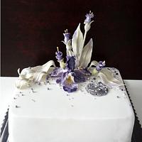birthday in purple with iris