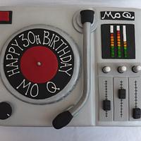 DJ Decks Cake
