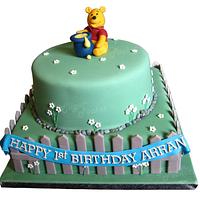 Winnie the Pooh - 1st birthday cake