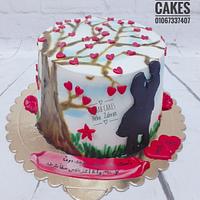 Romantic  cake 