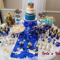 Torta e sweet table tema principino👑 