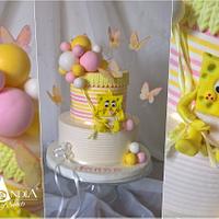 Baby sponge Bob & balloons