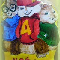 alvin and the chipmunks cake