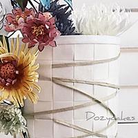 Wafer Paper Flowers and Basket Weave
