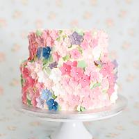 Floral Birthday cake
