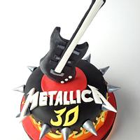 Metallica Gitar cake
