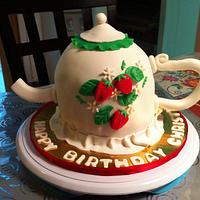 My first Teapot cake!!