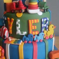 Tyler's first birthday cake