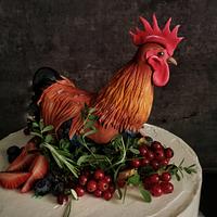 Rooster cake